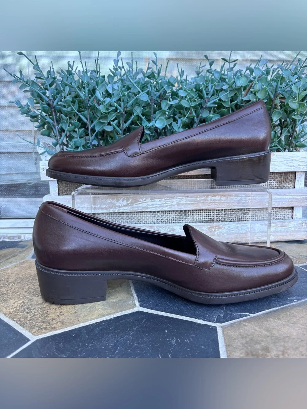 Salvatore Ferragamo Tiscio Leather Loafers